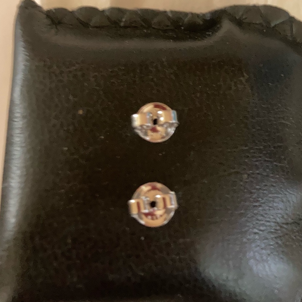 Mikimoto butterflies backs for Mikimoto stud’s earrings 18 K WG.